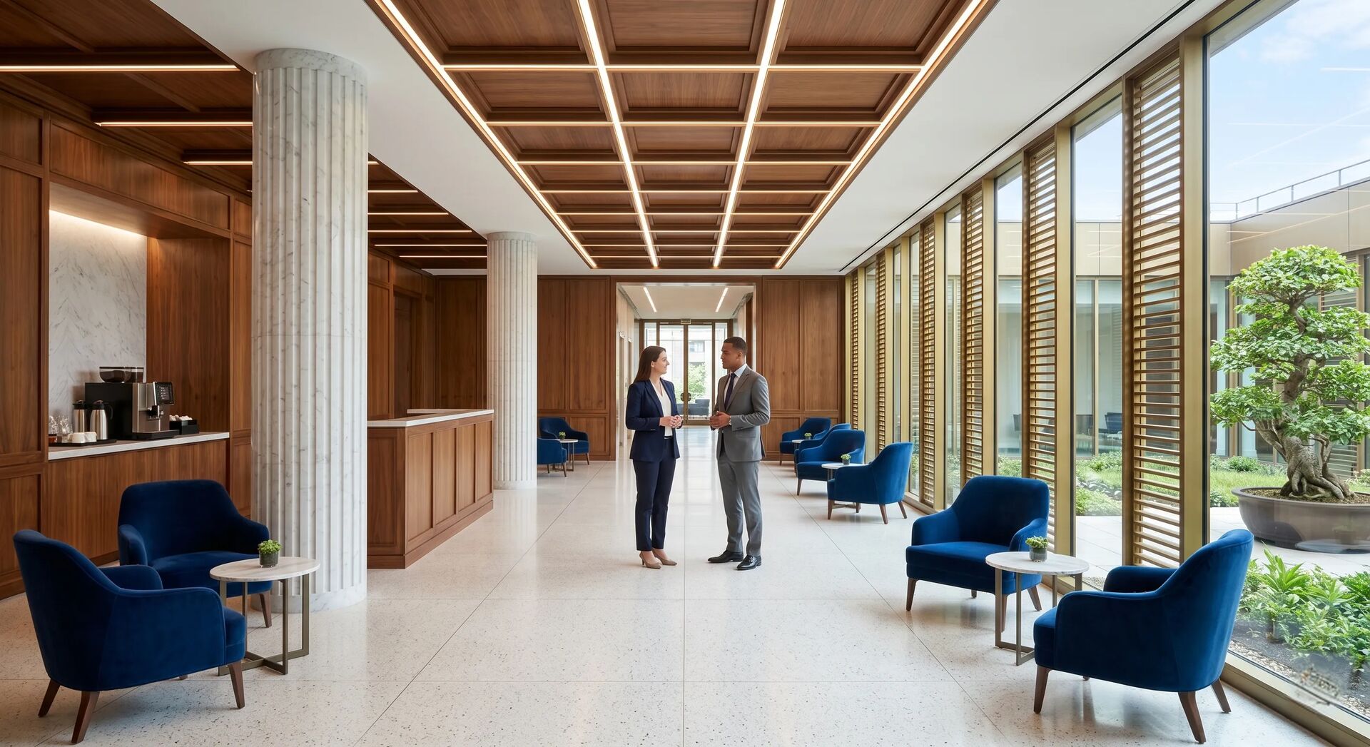 Lobby and lounge at Cyber Code