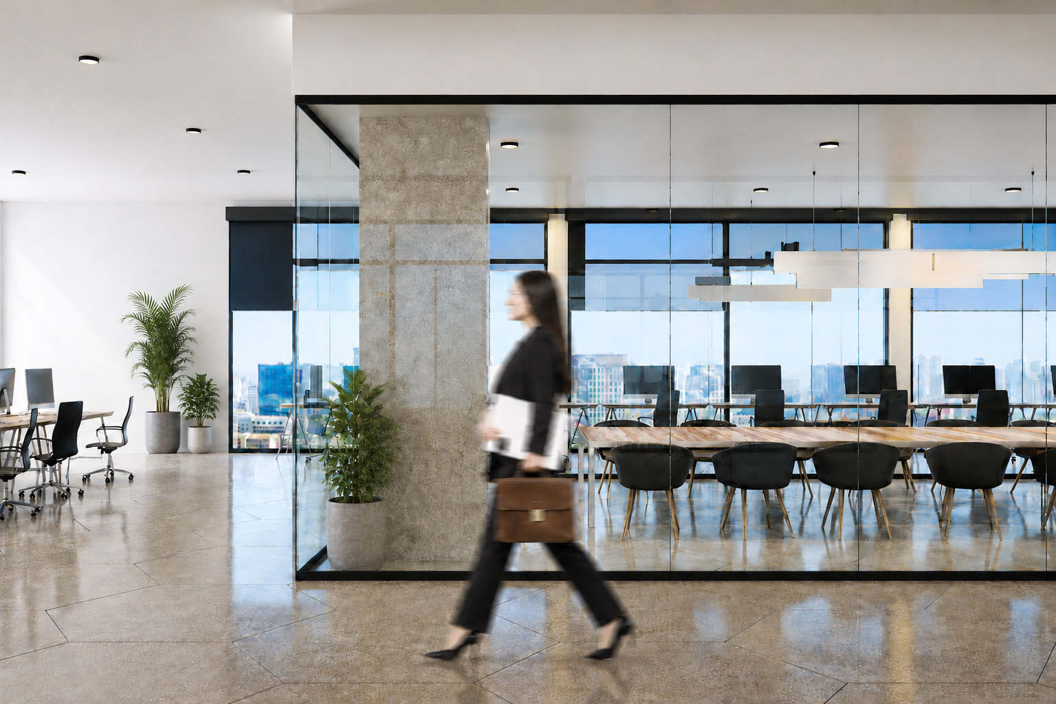 Cyber Square interior view